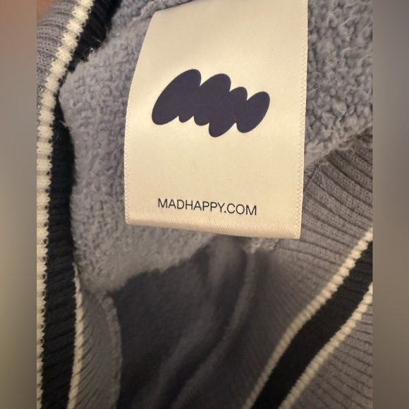 Madhappy Spring Capsule Fleece Crewneck Periwinkle XS - Picture 6 of 8